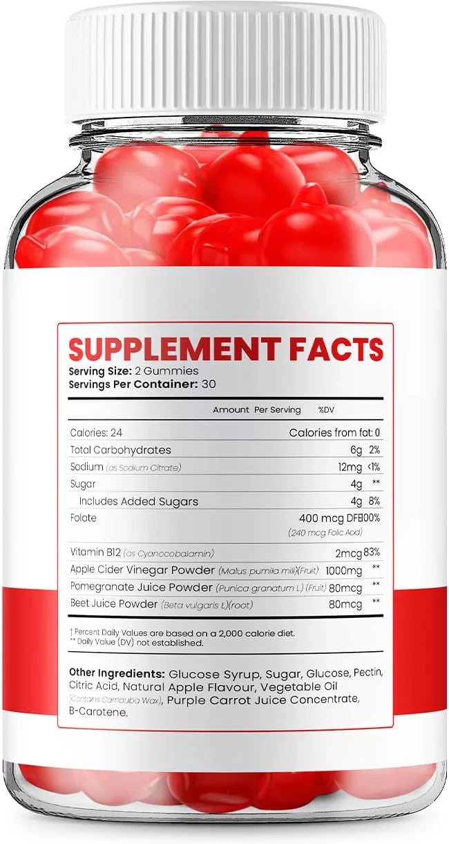 Keto Bites Gummies - Keto ACV Gummy Weight Loss - 1 Pack