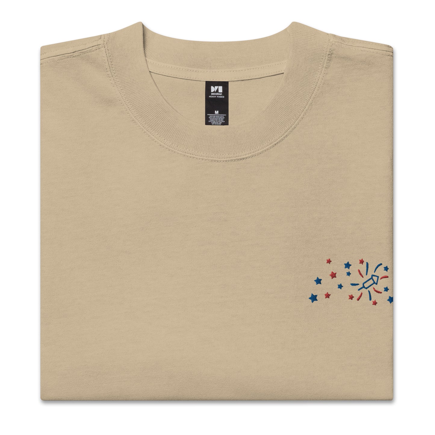 Oversized faded Usa t-shirt