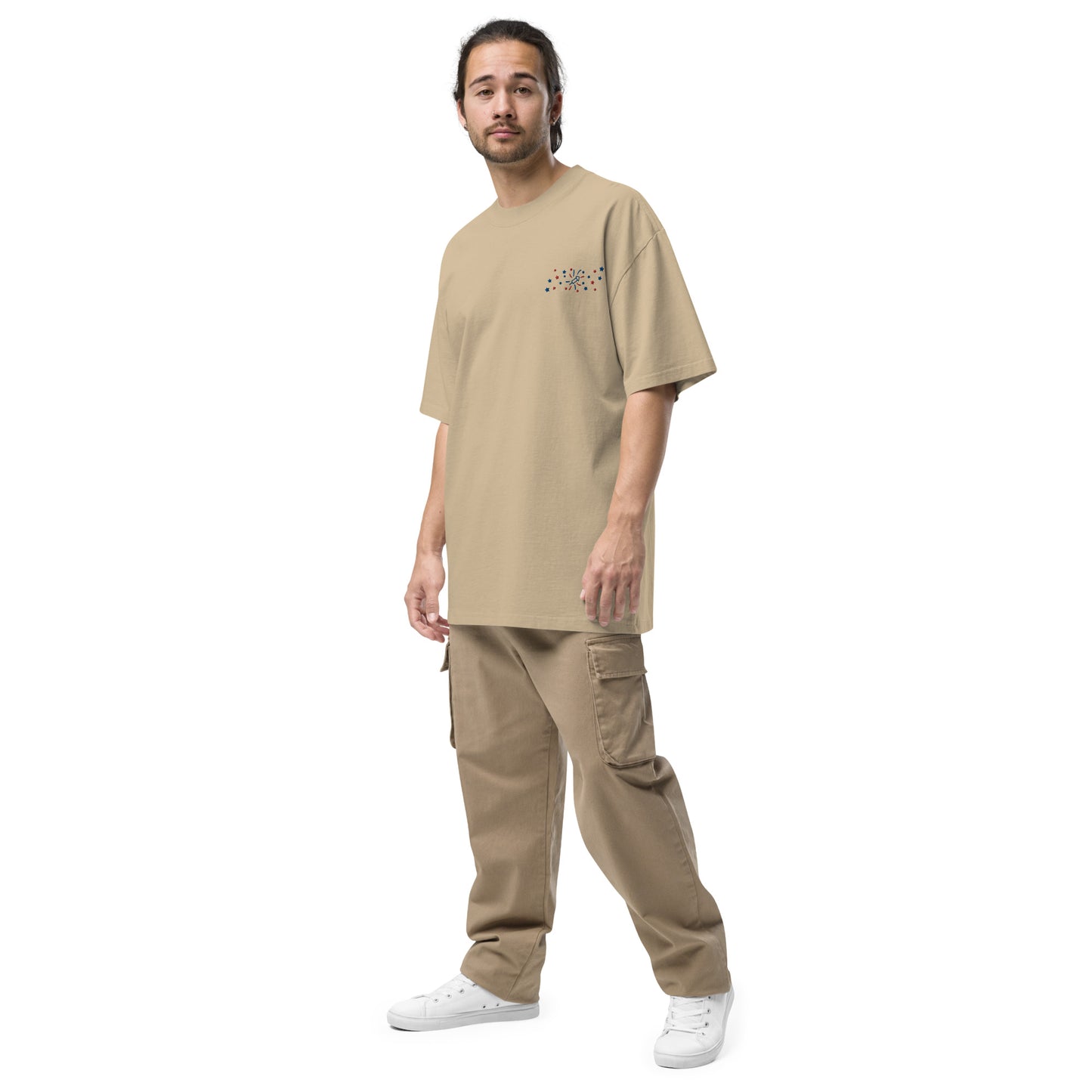 Oversized faded Usa t-shirt