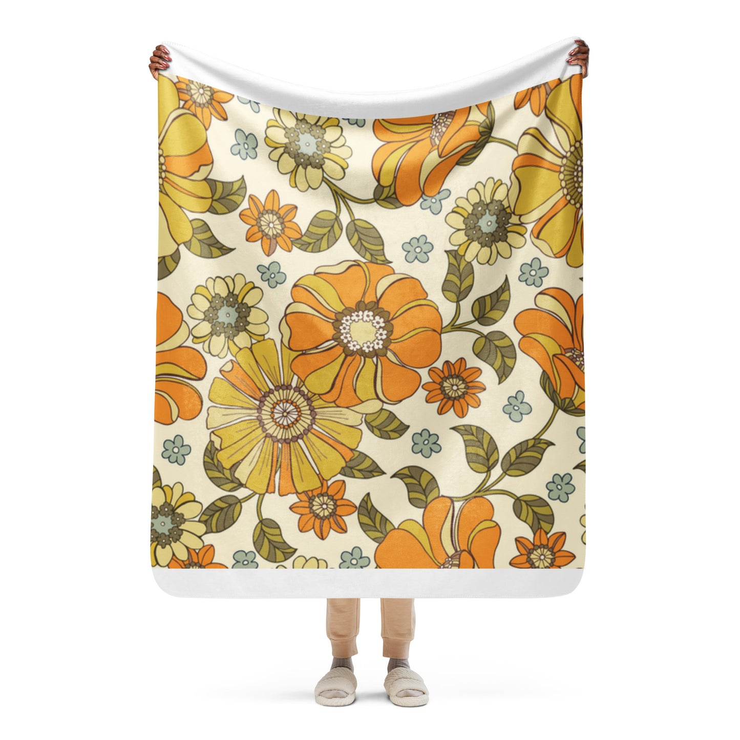 Sherpa blanket for winter