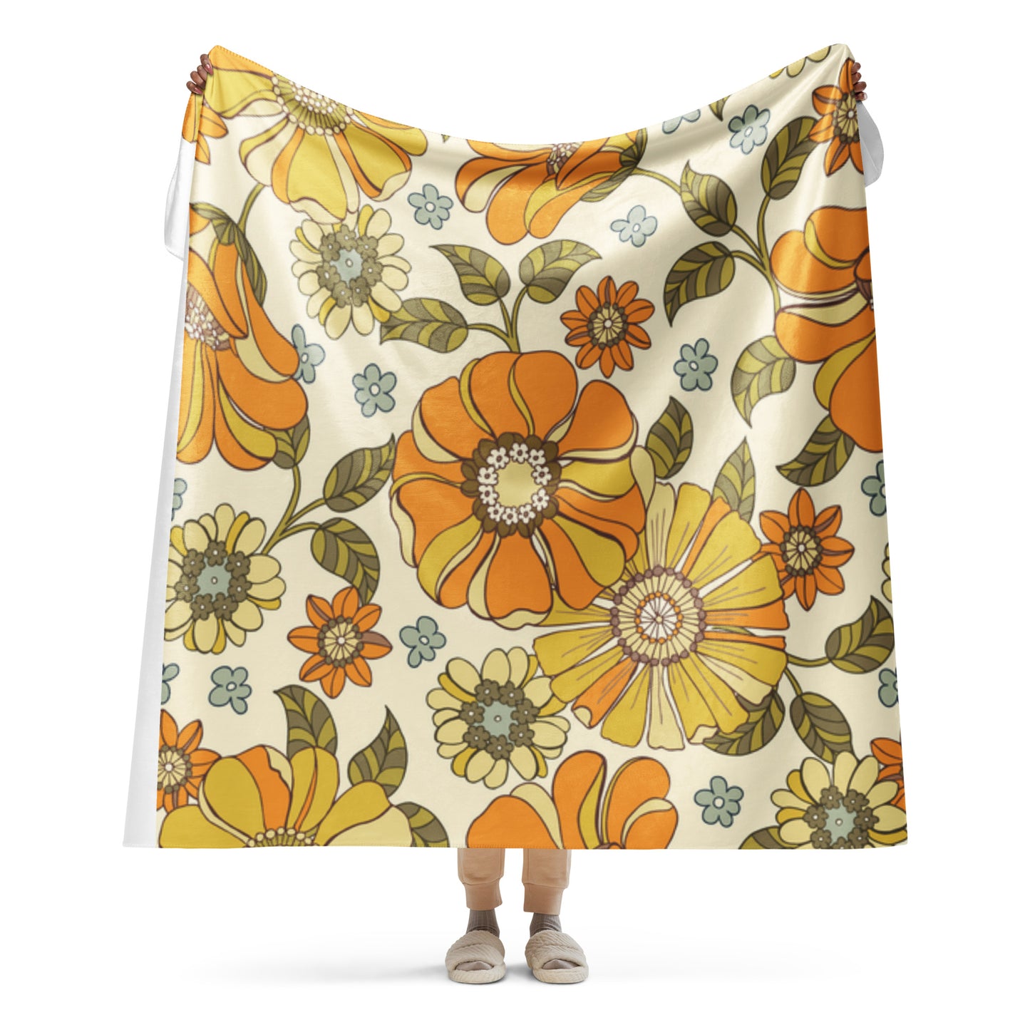 Sherpa blanket for winter