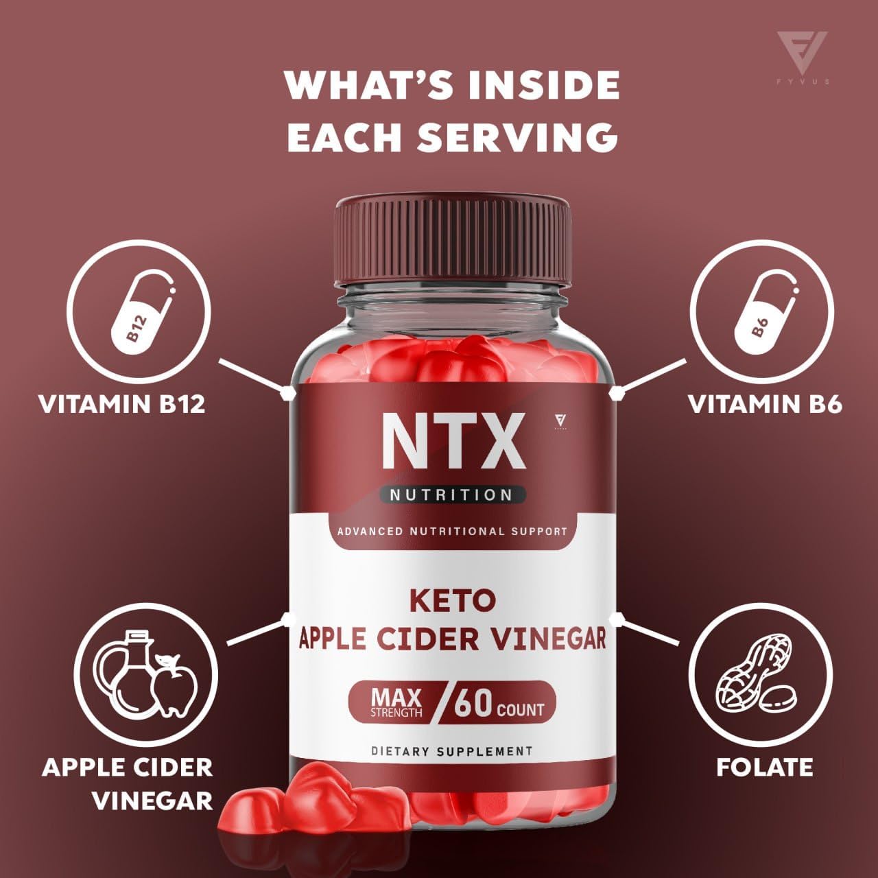 NTX Keto Gummies | NTX Nutrition ACV Gummies