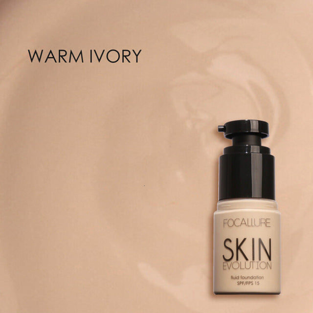 FOCALLURE Face Makeup Base Face Liquid Foundation BB Cream Concealer Foundation Primer Easy To Wear Soft Carrying Creme