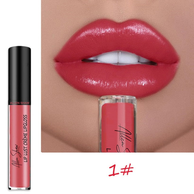 BearPaw 12Colors Creamy Nude Pink Creme Long Lasting Liquid Lipstick Makeup Waterproof Lips Gloss Matte Lipstick Korean Makeup