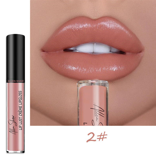 BearPaw 12Colors Creamy Nude Pink Creme Long Lasting Liquid Lipstick Makeup Waterproof Lips Gloss Matte Lipstick Korean Makeup