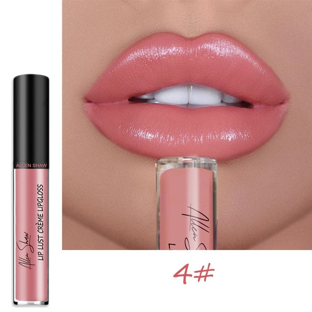 BearPaw 12Colors Creamy Nude Pink Creme Long Lasting Liquid Lipstick Makeup Waterproof Lips Gloss Matte Lipstick Korean Makeup