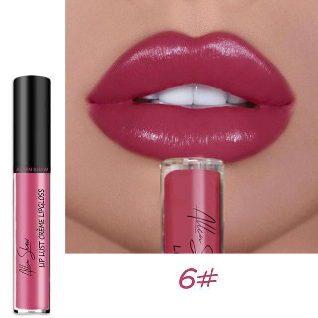 BearPaw 12Colors Creamy Nude Pink Creme Long Lasting Liquid Lipstick Makeup Waterproof Lips Gloss Matte Lipstick Korean Makeup