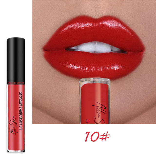 BearPaw 12Colors Creamy Nude Pink Creme Long Lasting Liquid Lipstick Makeup Waterproof Lips Gloss Matte Lipstick Korean Makeup