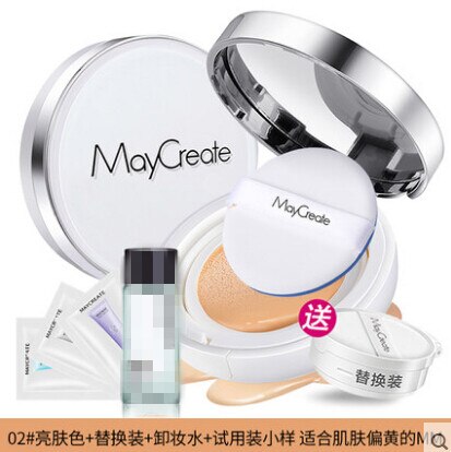 Korean Cosmetics Air Cushion BB Creme Concealer Moisturizing Whitening Cushion Foundation Baby Skin BB Cream with Replacement