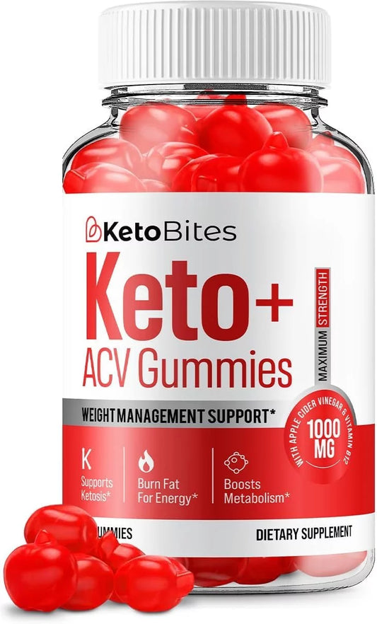 Keto Bites Gummies - Keto ACV Gummy Weight Loss - 1 Pack