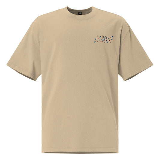 Oversized faded Usa t-shirt