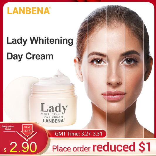 LANBENA Face Cream Lady Whitening Day Cream Facial Care Anti Wrinkle Anti Aging Moisturizing Acne Treatment Nourishing Skin Care
